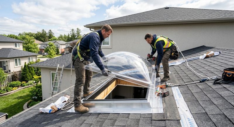 Dome Skylight Installation in Renton, WA