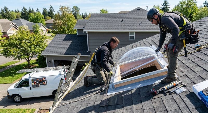 Dome Skylight Installation in Renton, WA