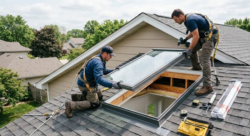 Roof Skylight Installation in Gig Harbor, WA